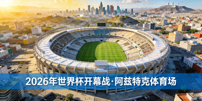 墨西哥城阿兹特克体育场航拍视图 - 2026年世界杯开幕战场馆