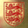英格兰国家队队徽，三狮与十朵玫瑰标志