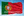Flag of Portugal representing the Portuguese national football team