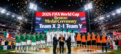 2026 FIFA World Cup third place match result and bronze medal ceremony